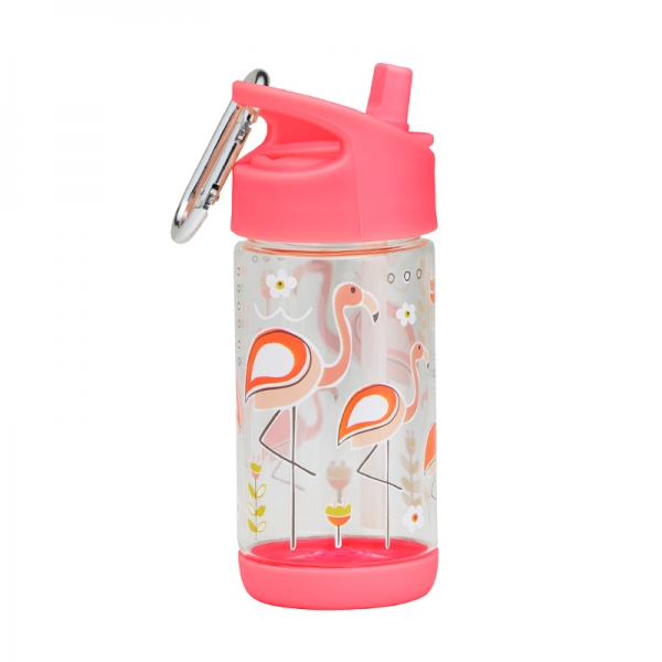 Παιδικό μπουκάλι Flip & Sip από τη σειρά Flamingo της Sugarbooger