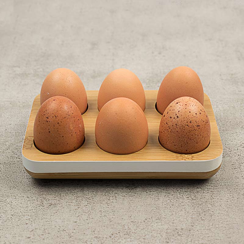 Θήκη αυγών 6 θέσεων της Pebbly